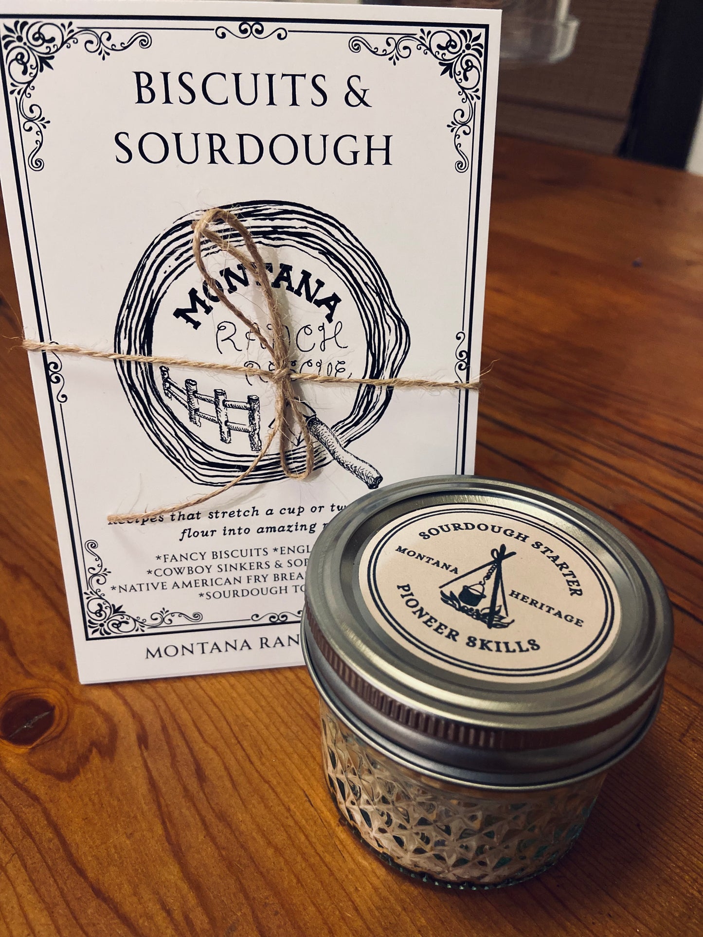 Start Sourdough Kit!  Dehydrated Montana Starter + Recipes