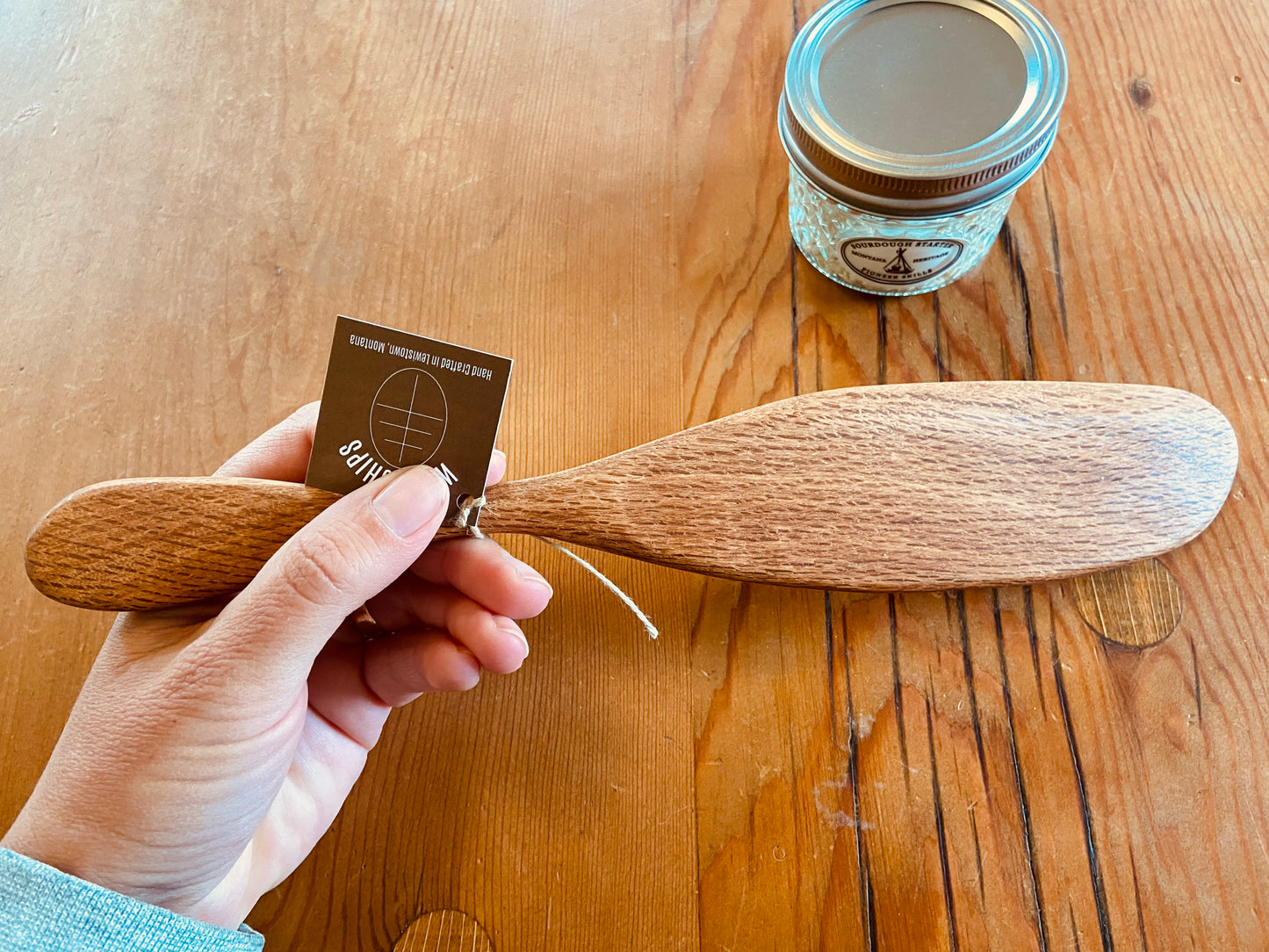 A Sourdough Kit! Montana Starter + Montana Made Red Oak Kitchen Spurtle