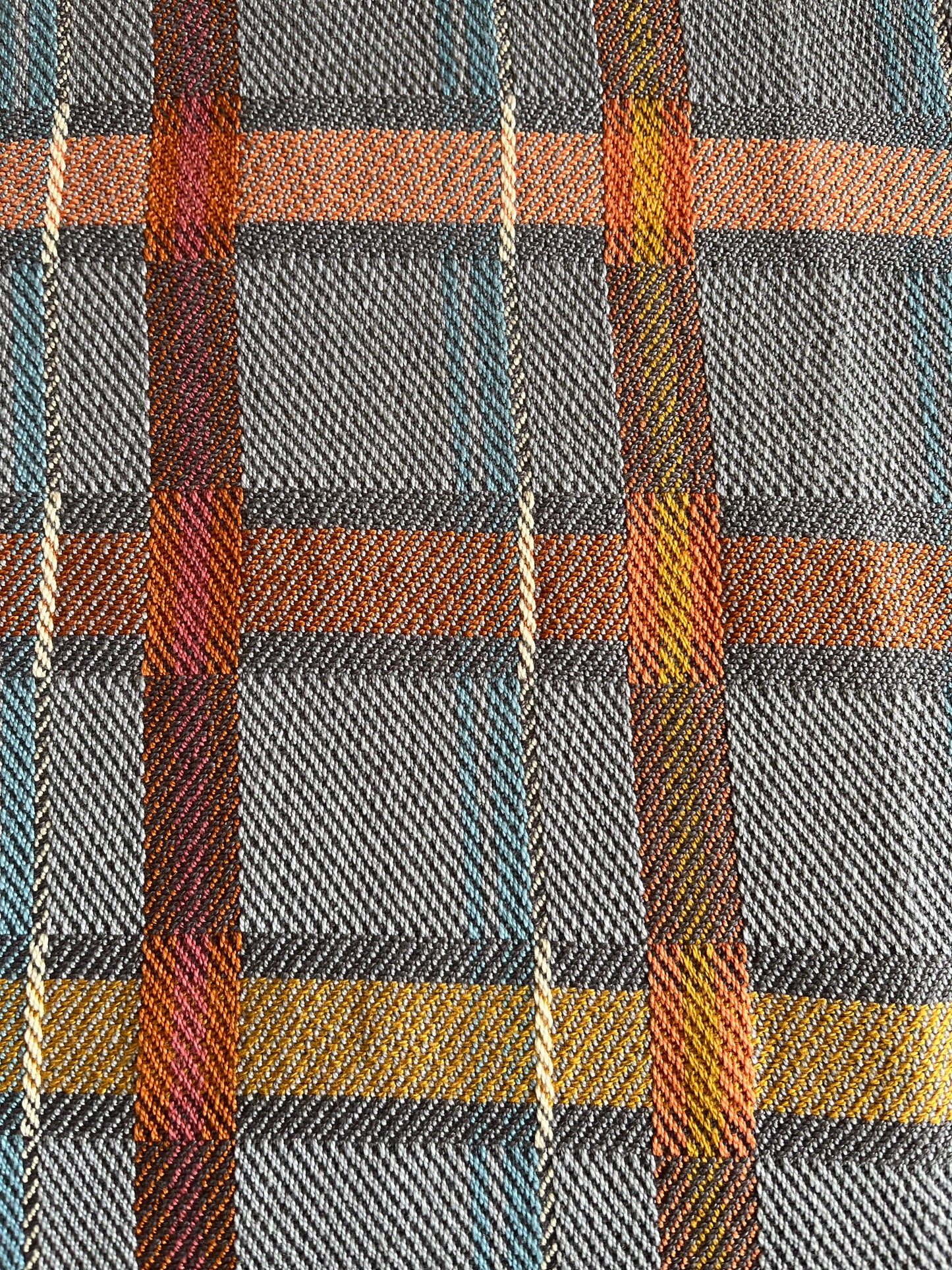 “Montana Winter Sky” Plaid Table Runner