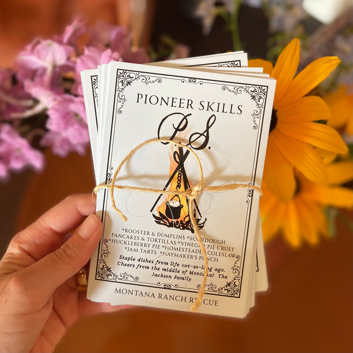 10 Recipe Pack!—“Pioneer Skills” mini cookbook