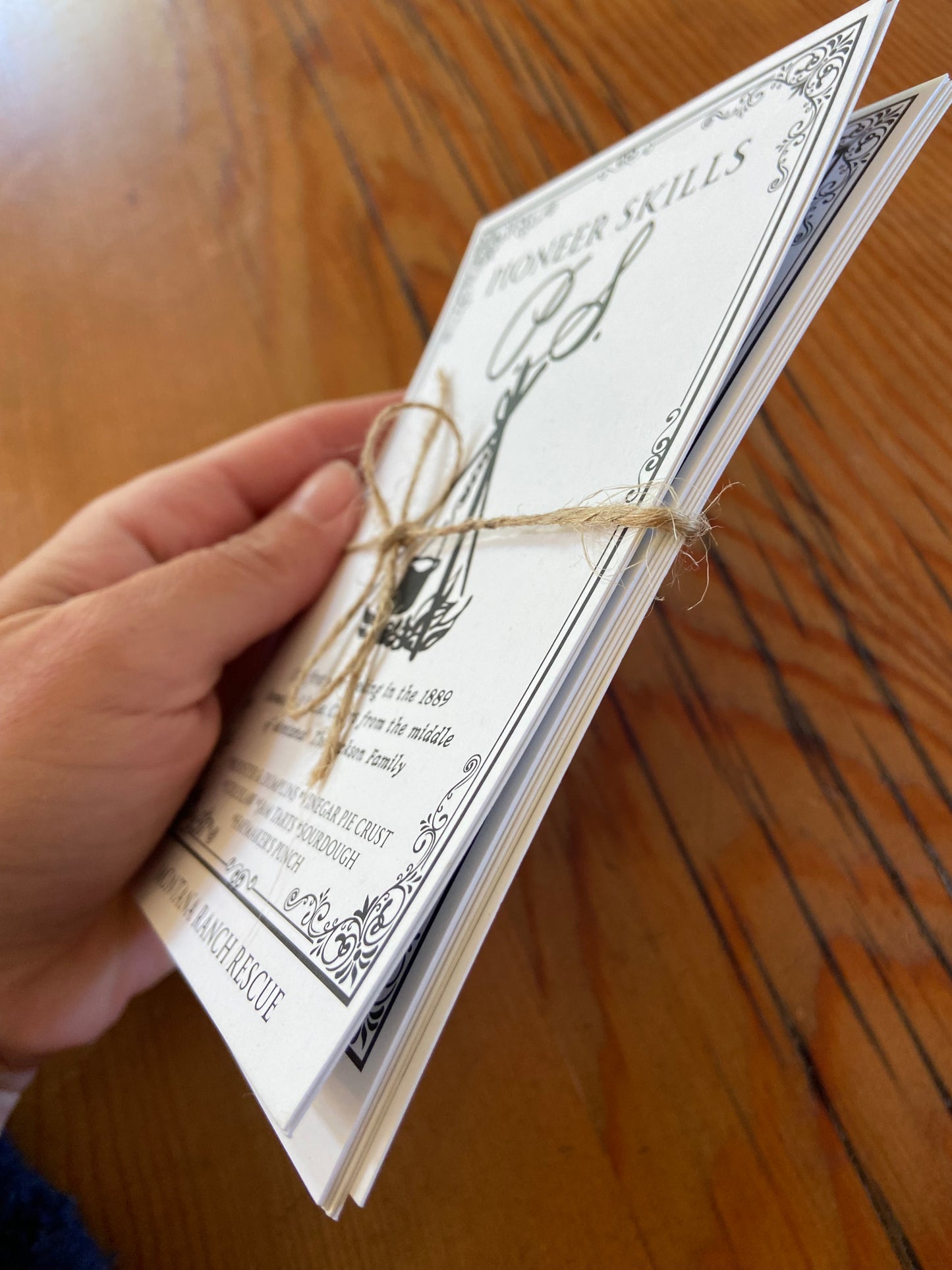 A Recipe Card Pack—“Pioneer Skills” Staples. Breakfast, Lunch & Dinner