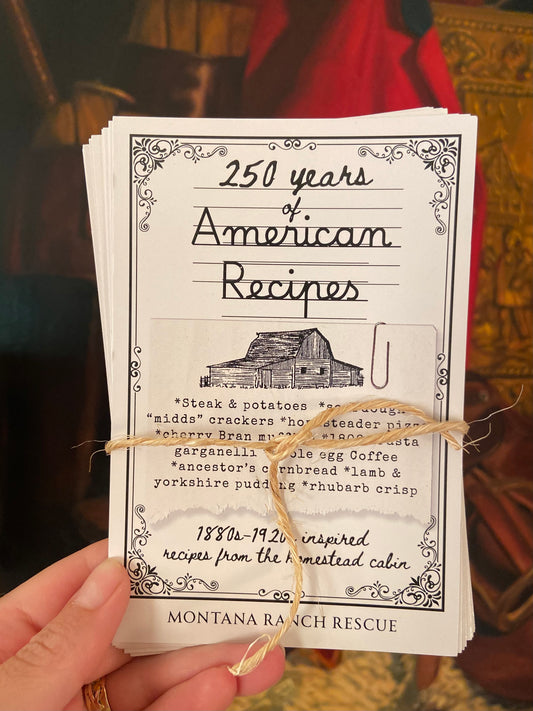 NEW! Recipe 10-Pack “250 Years of American Recipes”