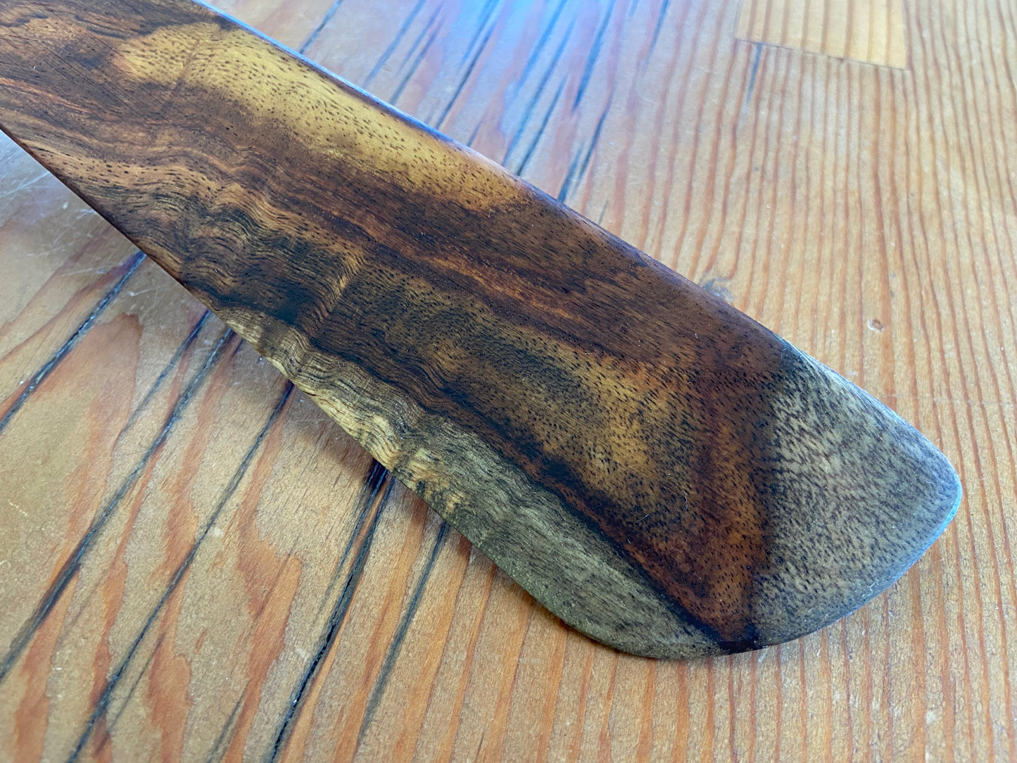 Spalted Mesquite Mixing Spurtle