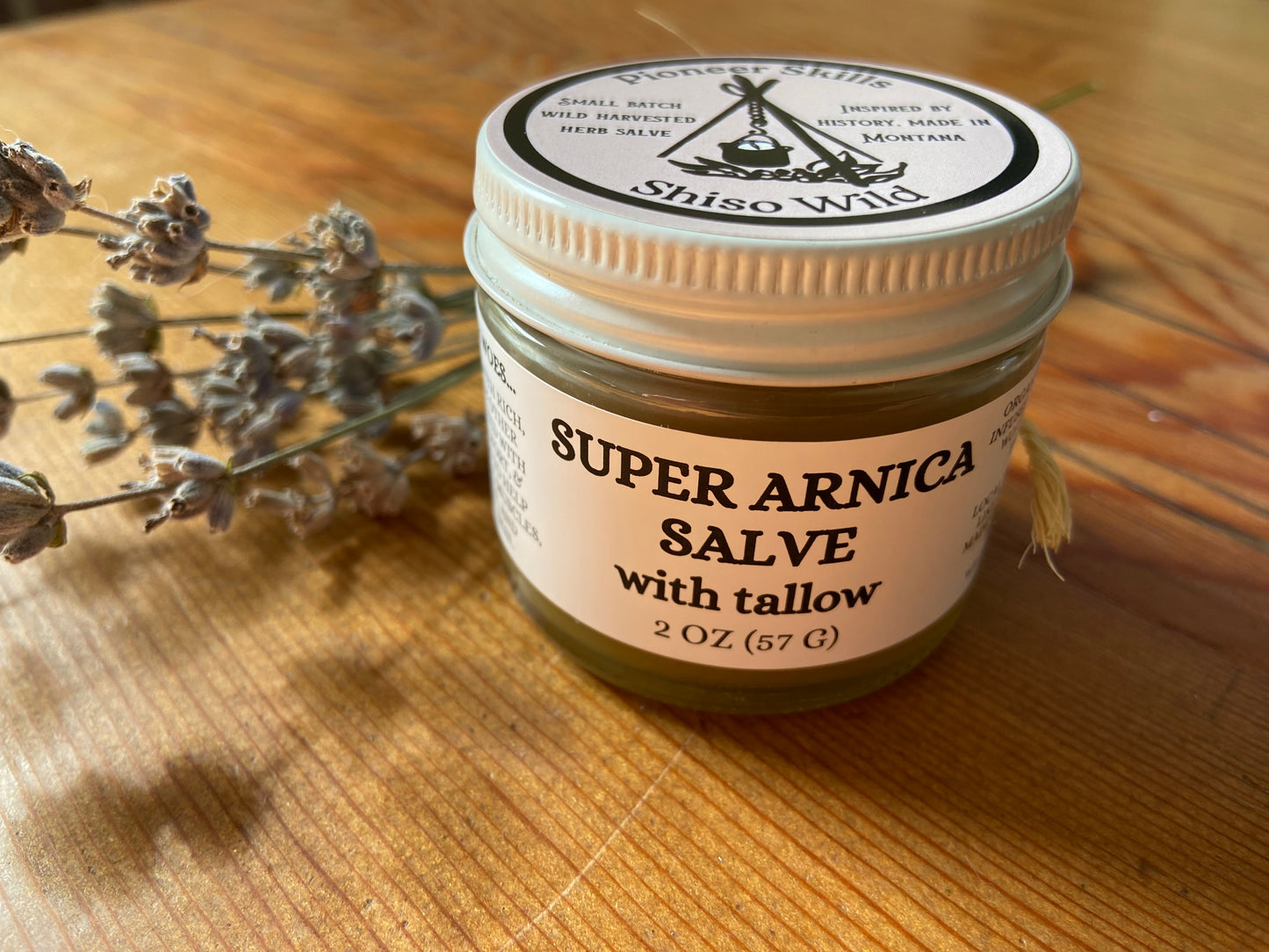 1889 Tallow Pain Salve (as seen made in the 1889 cabin!)