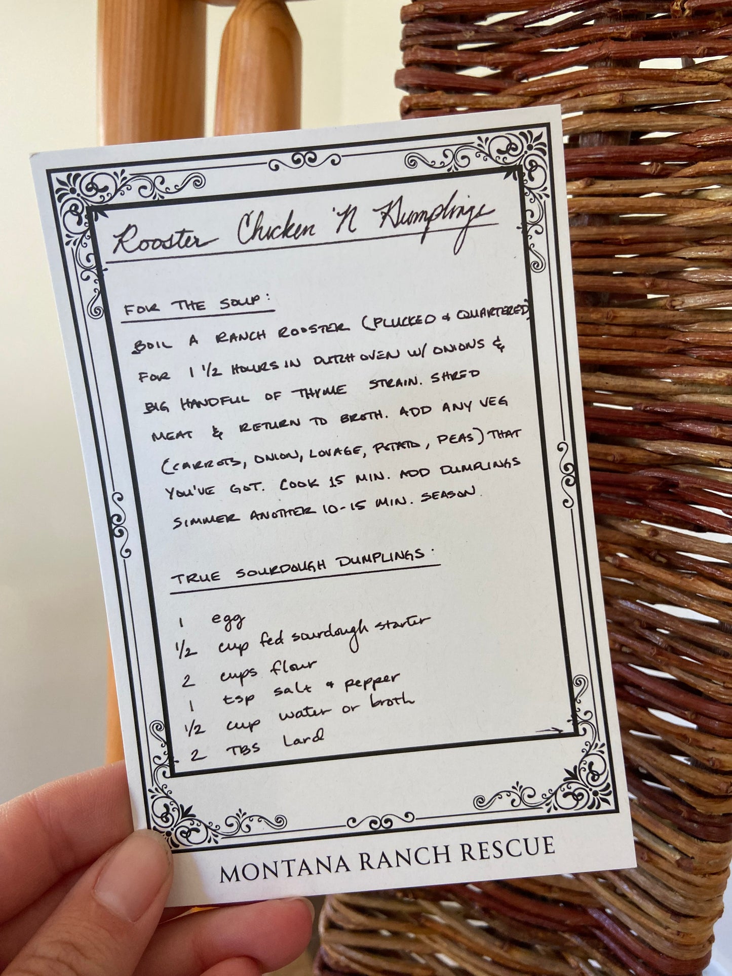 A Recipe Card Pack—“Pioneer Skills” Staples. Breakfast, Lunch & Dinner