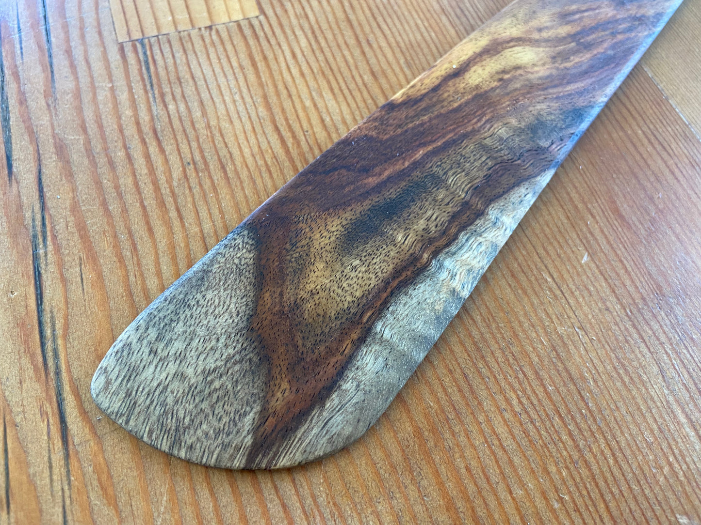 Spalted Mesquite Mixing Spurtle