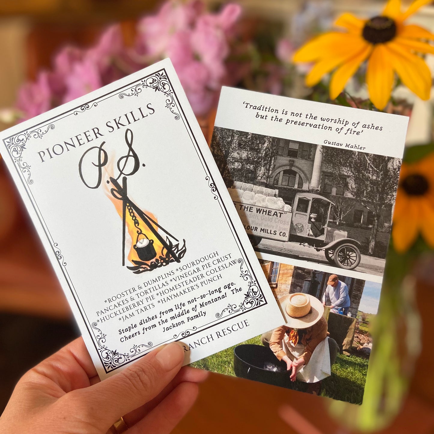 10 Recipe Pack!—“Pioneer Skills” mini cookbook
