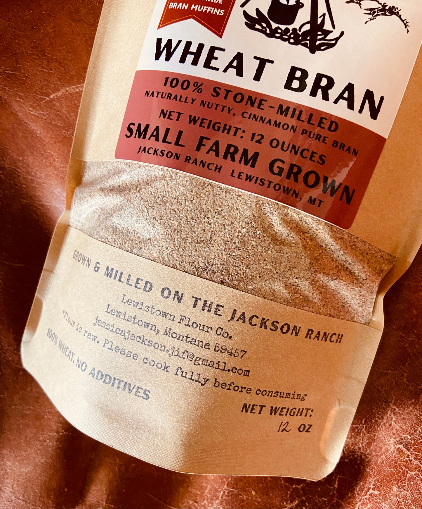 Wheat Bran—Rouge De Bordeaux 1800s heritage wheat