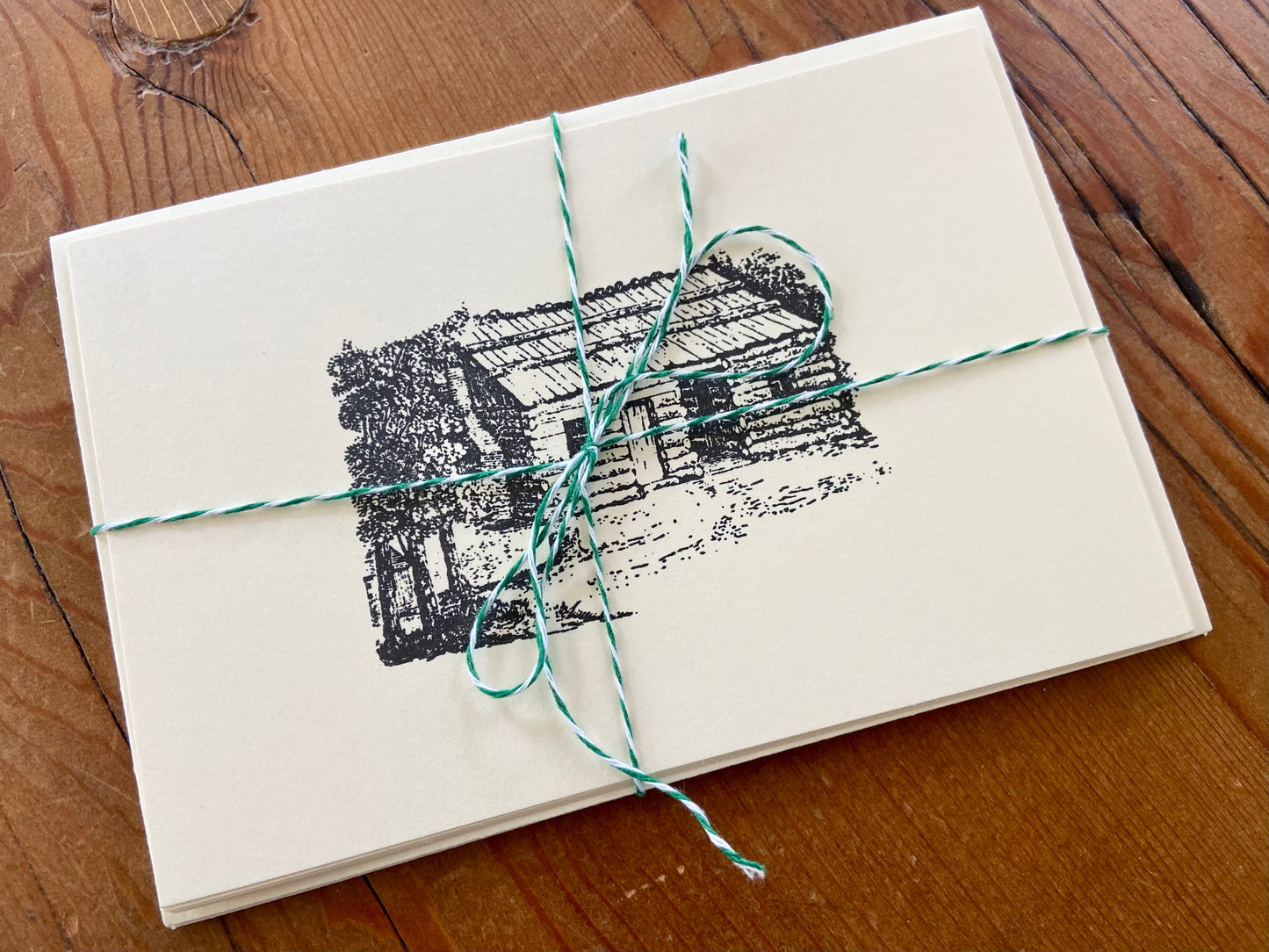 “The Perfect Homestead”, pack of hand-stamped cards
