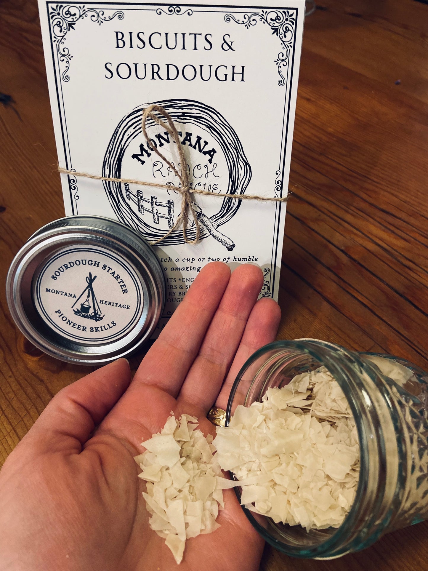 Start Sourdough Kit!  Dehydrated Montana Starter + Recipes