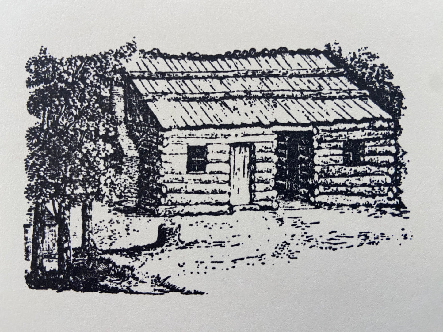 “The Perfect Homestead”, pack of hand-stamped cards