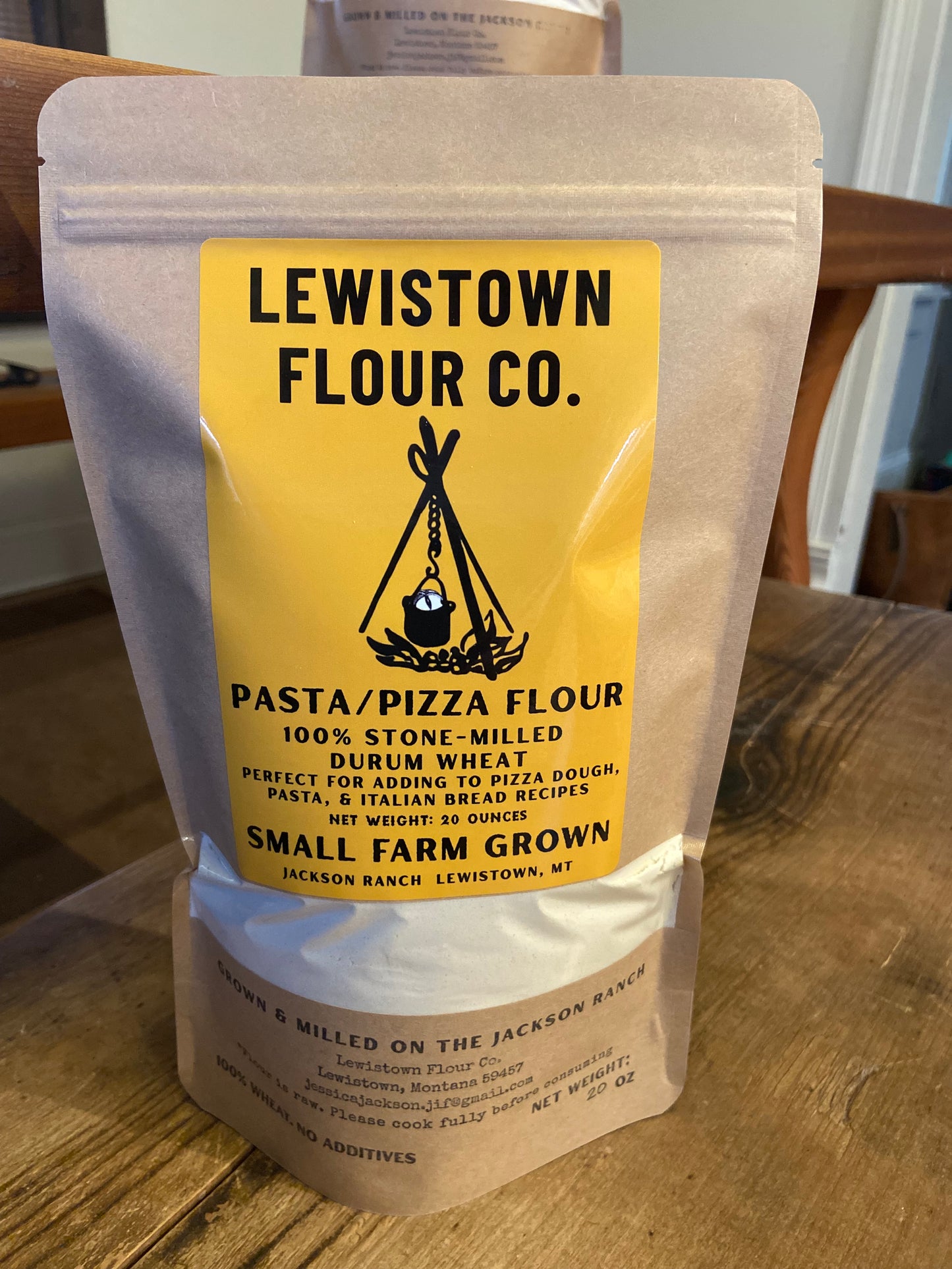 Montana Pizza Kit—2 Flours, One Golden & Chewy Pizza Crust