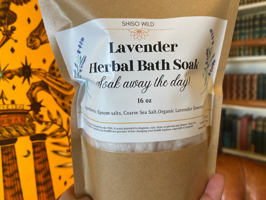 16oz Lavender Bath Soak