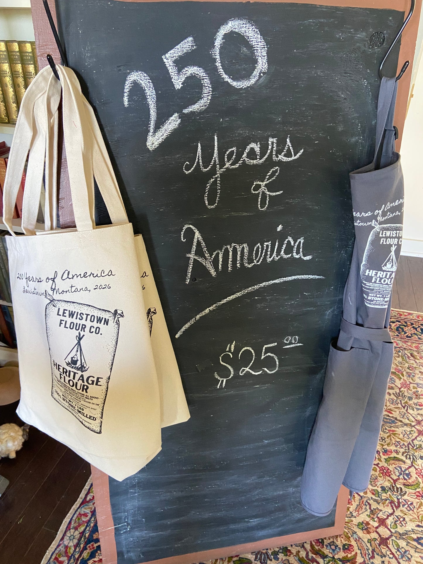 XL Canvas Tote: “250 Years USA”