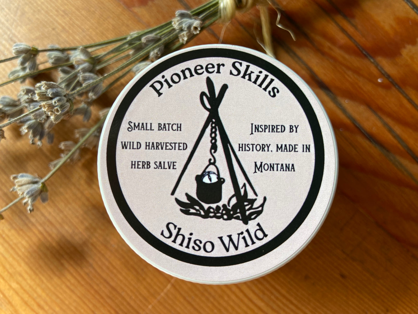 1889 Tallow Pain Salve (as seen made in the 1889 cabin!)