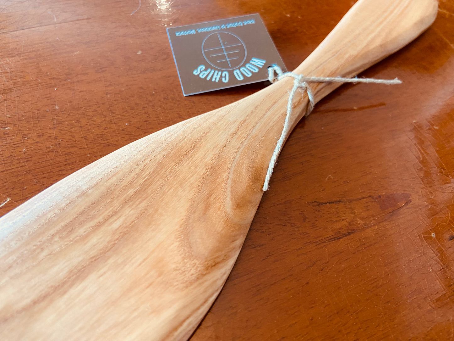 Bread Mixing “Spurtle”, Pale Wood (Ash)