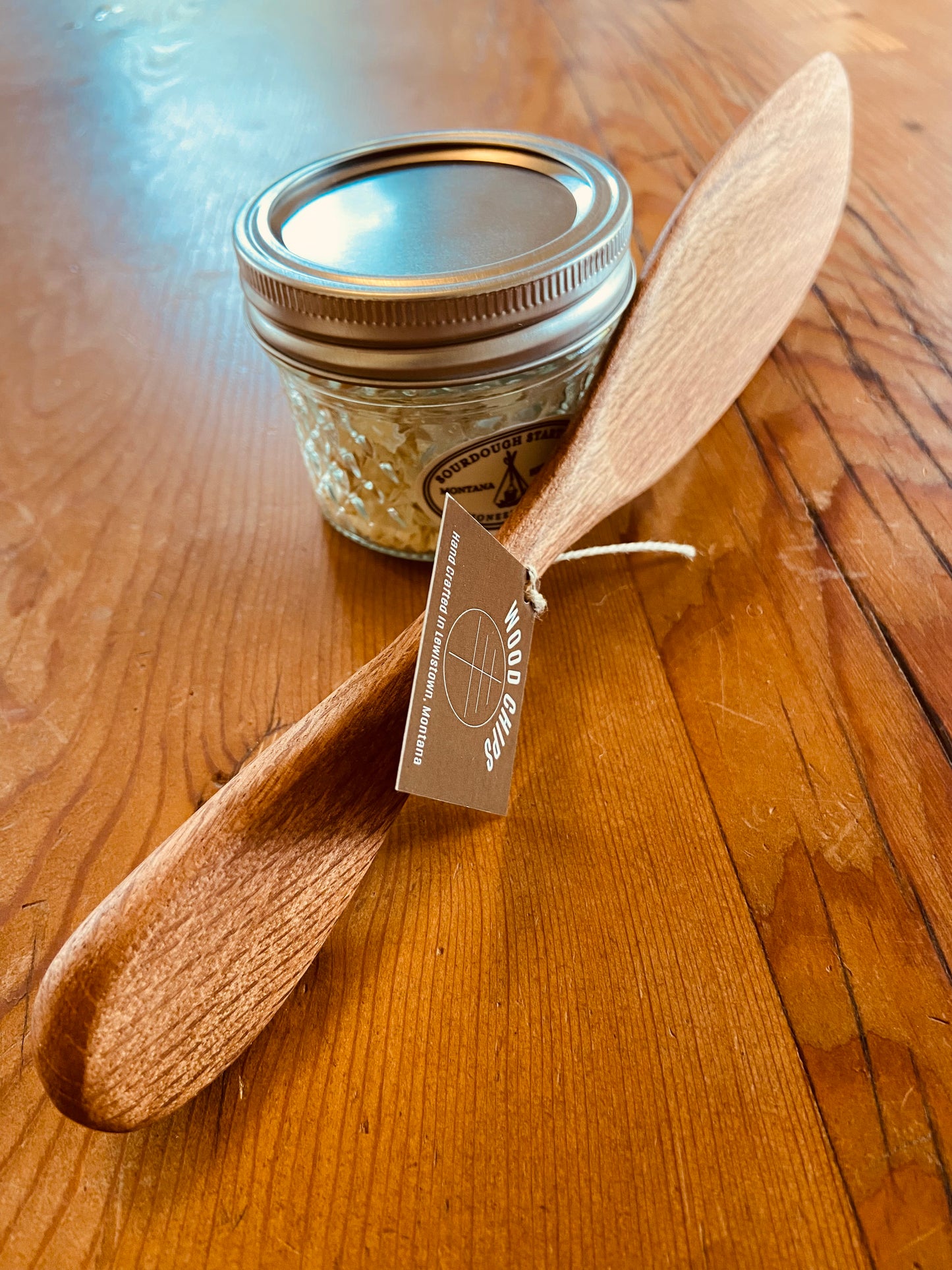 A Sourdough Kit! Montana Starter + Montana Made Red Oak Kitchen Spurtle