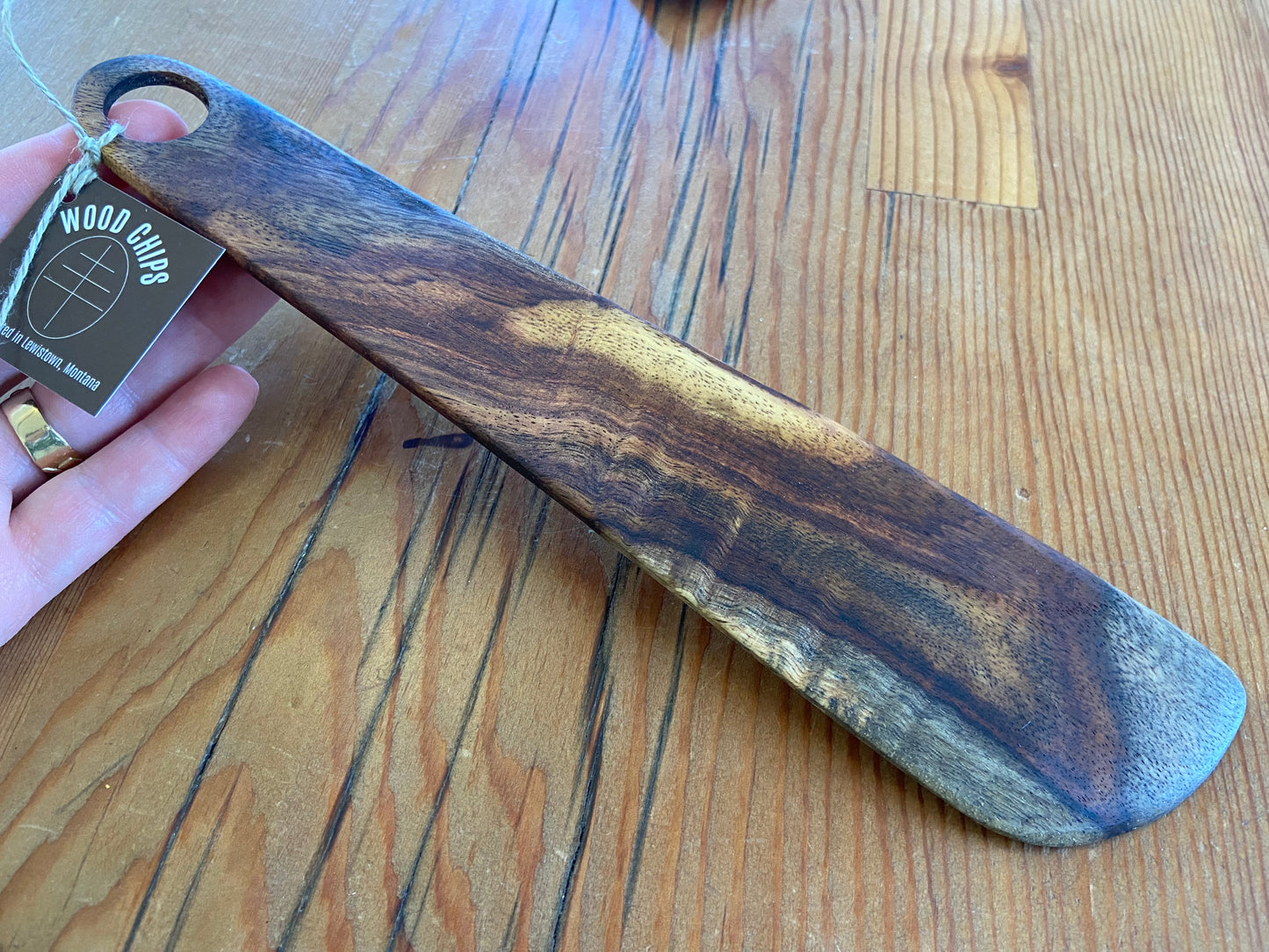 Spalted Mesquite Mixing Spurtle