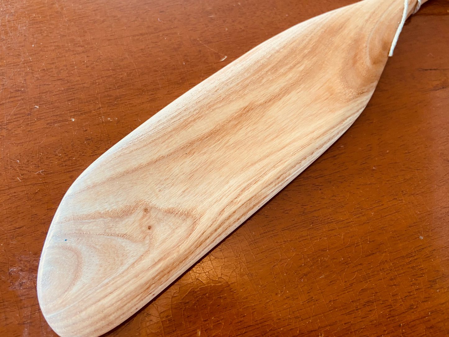 Bread Mixing “Spurtle”, Pale Wood (Ash)