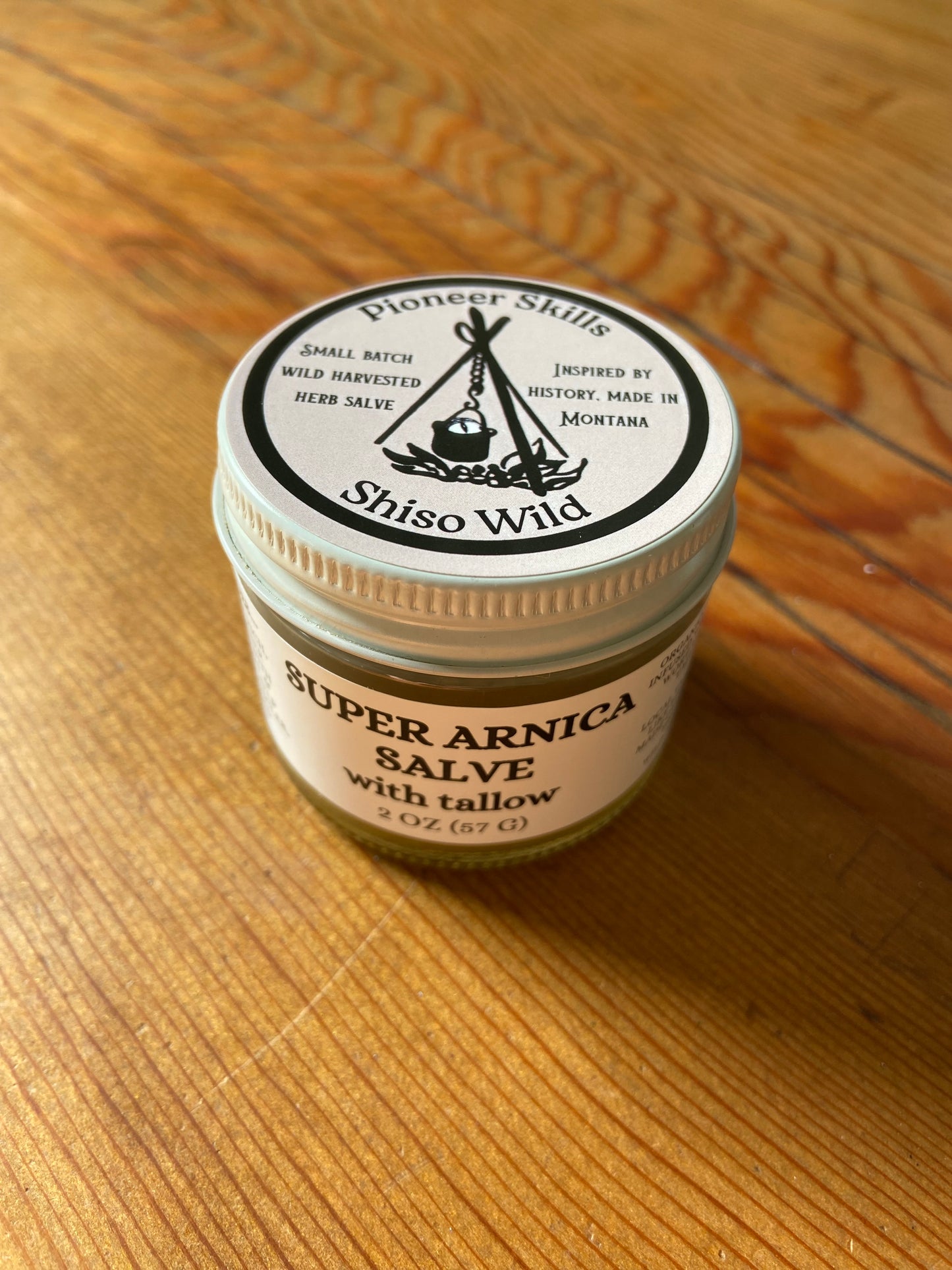 1889 Tallow Pain Salve (as seen made in the 1889 cabin!)