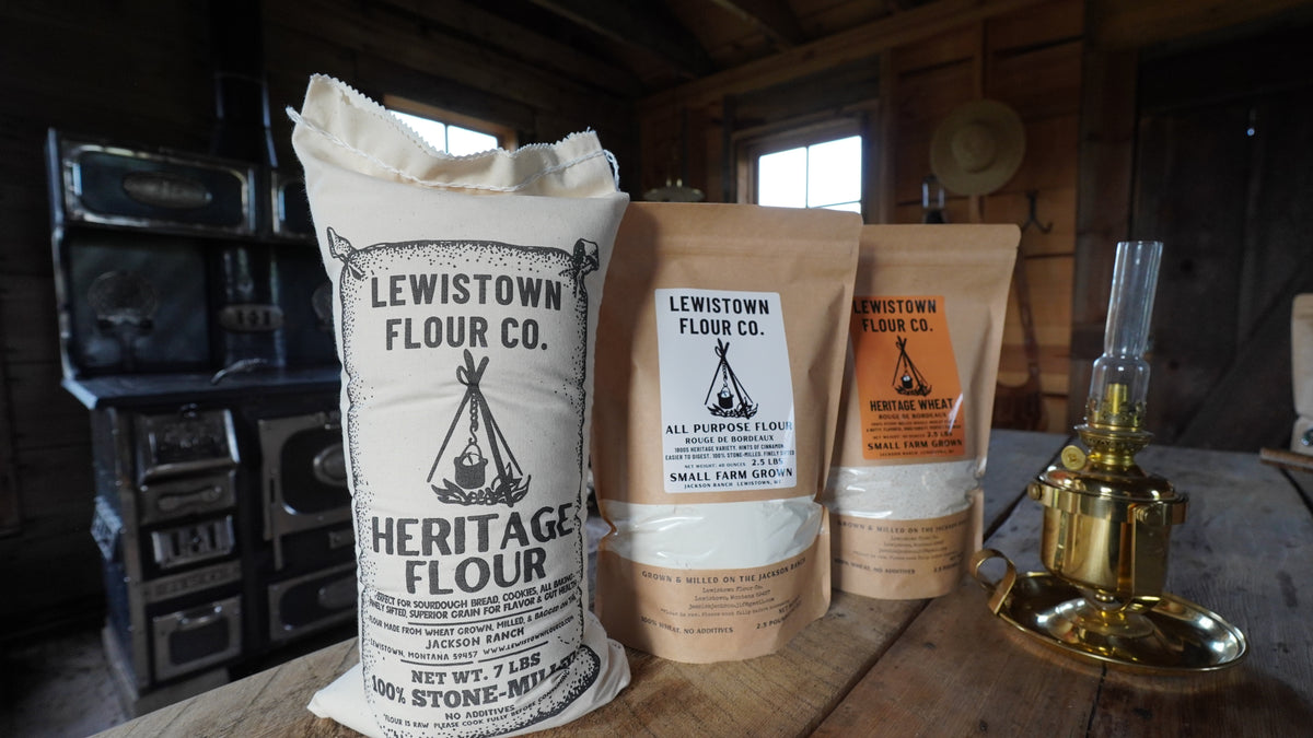 Whole Wheat Flour—Rouge De Bordeaux 1800s heritage wheat