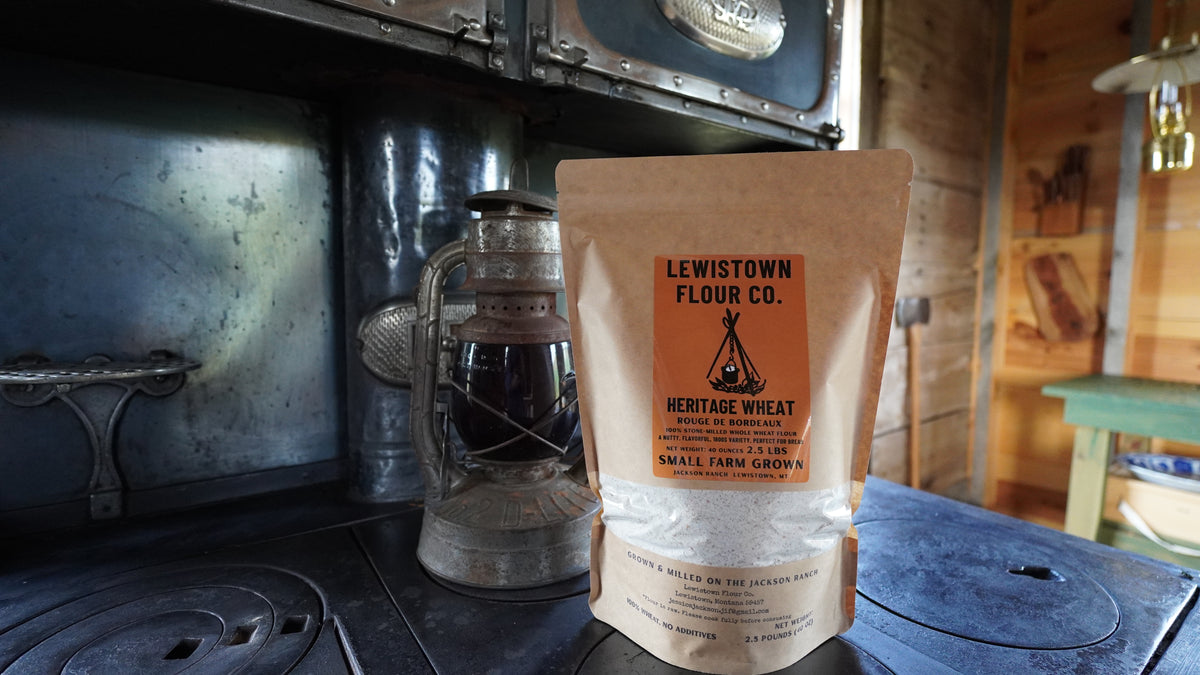 Whole Wheat Flour—Rouge De Bordeaux 1800s heritage wheat