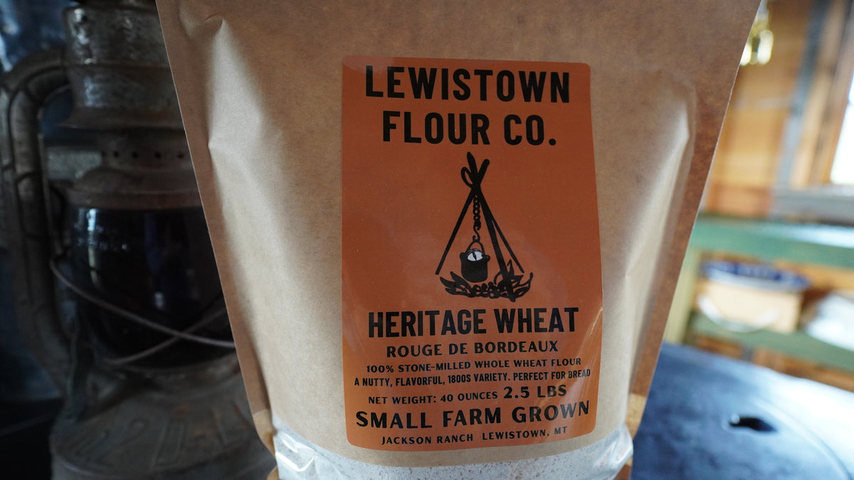 Whole Wheat Flour—Rouge De Bordeaux 1800s heritage wheat