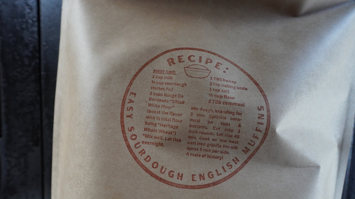 Whole Wheat Flour—Rouge De Bordeaux 1800s heritage wheat