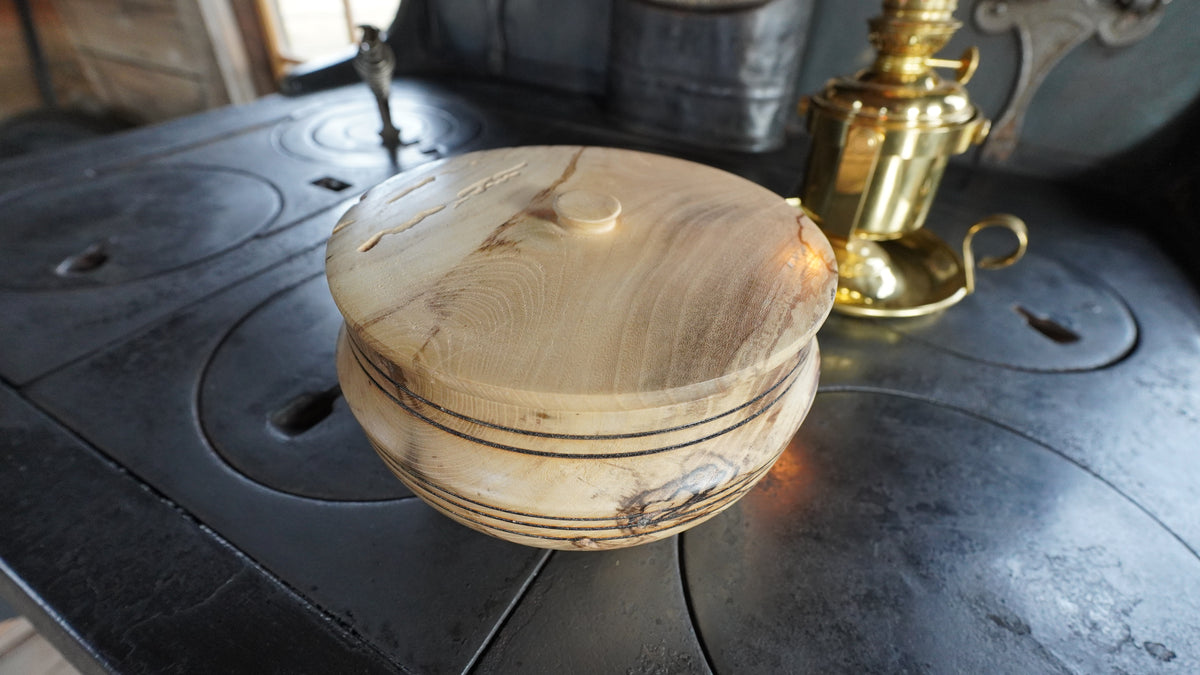 Hand-Turned Hackberry Bowl--Eldon Foster
