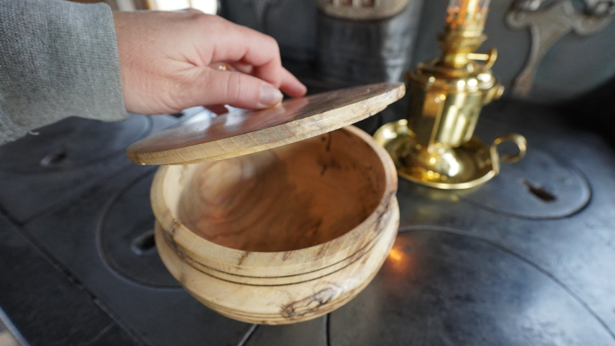 Hand-Turned Hackberry Bowl--Eldon Foster