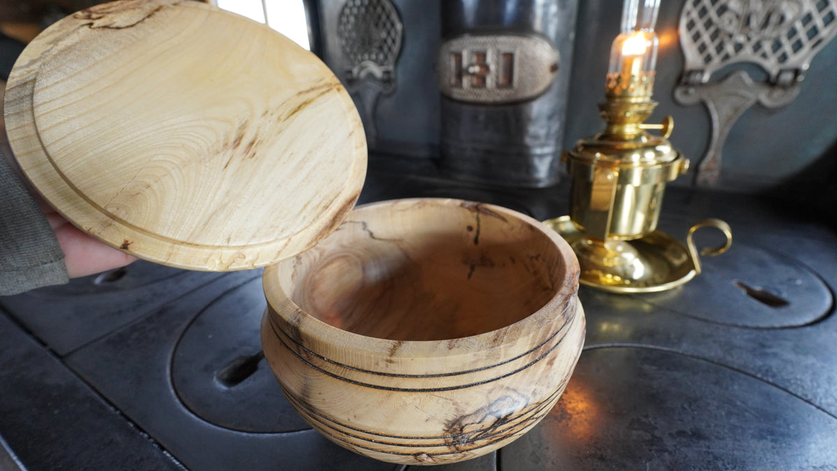 Hand-Turned Hackberry Bowl--Eldon Foster