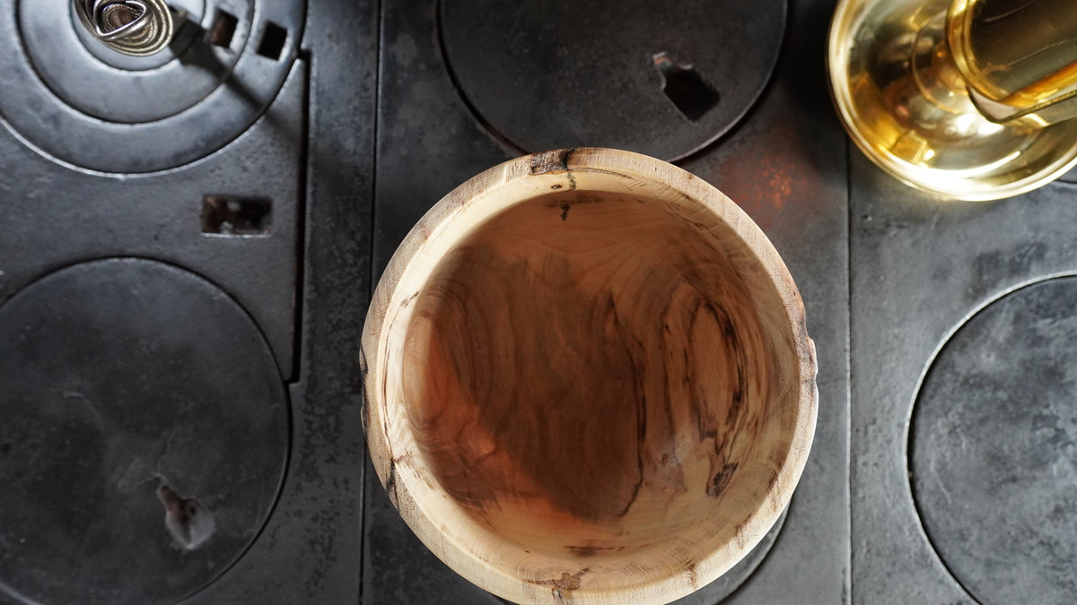 Hand-Turned Hackberry Bowl--Eldon Foster