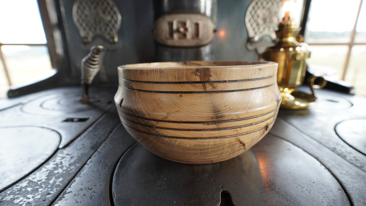 Hand-Turned Hackberry Bowl--Eldon Foster