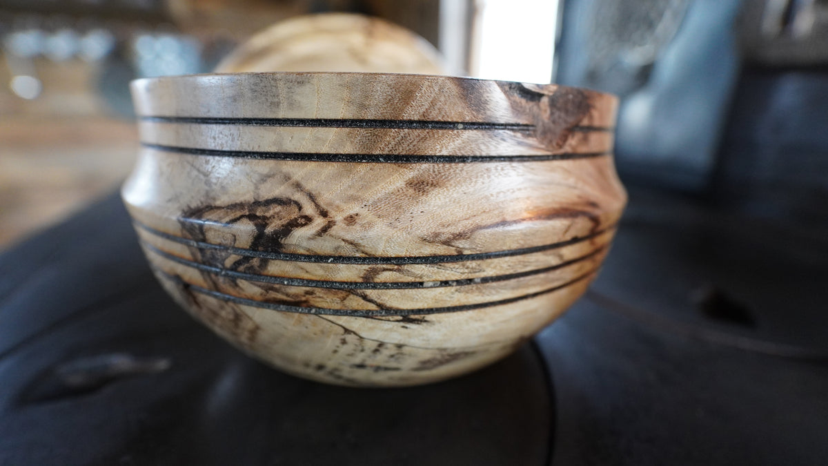 Hand-Turned Hackberry Bowl--Eldon Foster