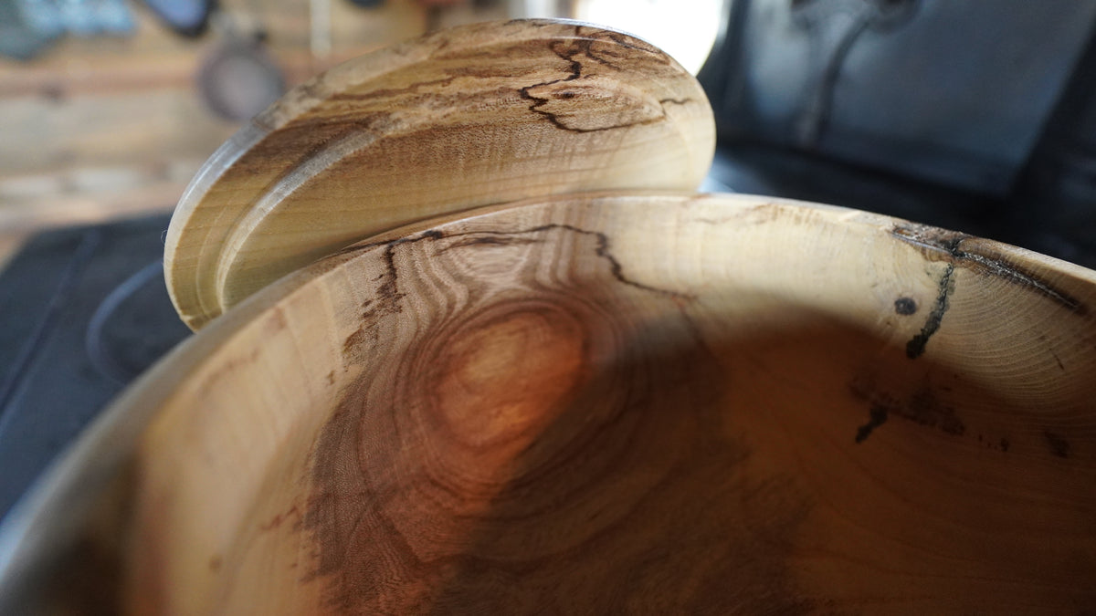 Hand-Turned Hackberry Bowl--Eldon Foster