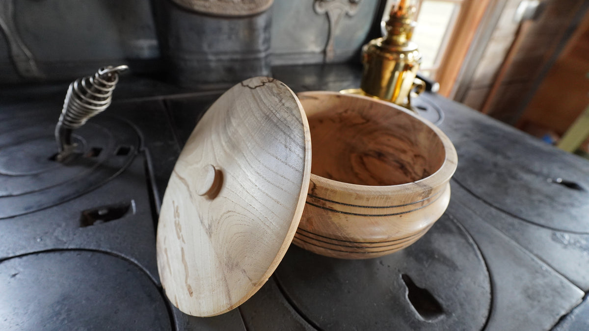 Hand-Turned Hackberry Bowl--Eldon Foster