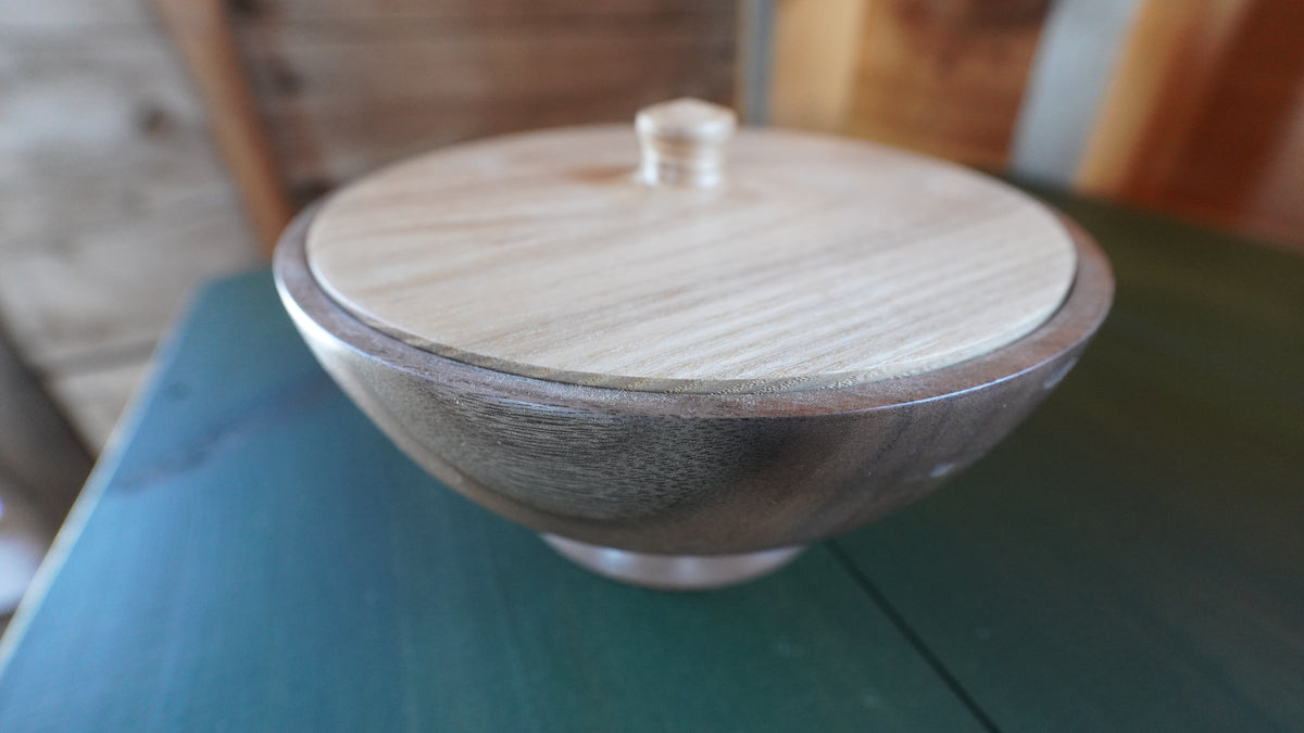 Walnut & Ash Bowl.  Handmade by Eldon Foster