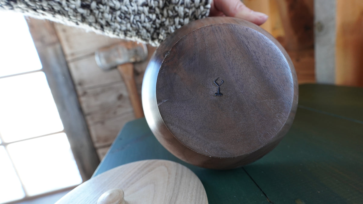 Walnut & Ash Bowl.  Handmade by Eldon Foster