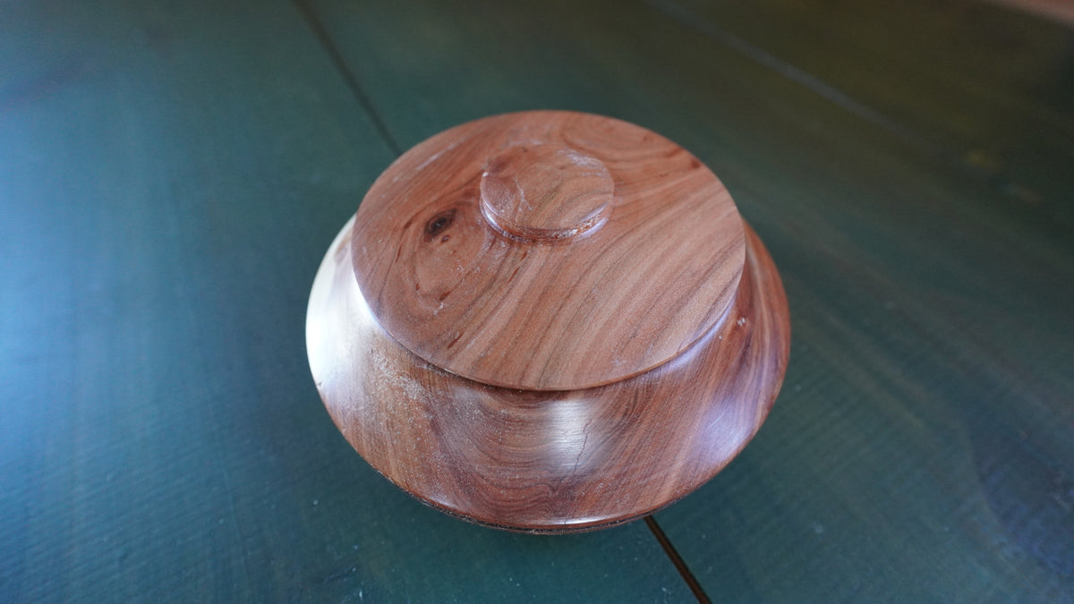 Pair of Mesquite Spice Bowls. by Eldon Foster