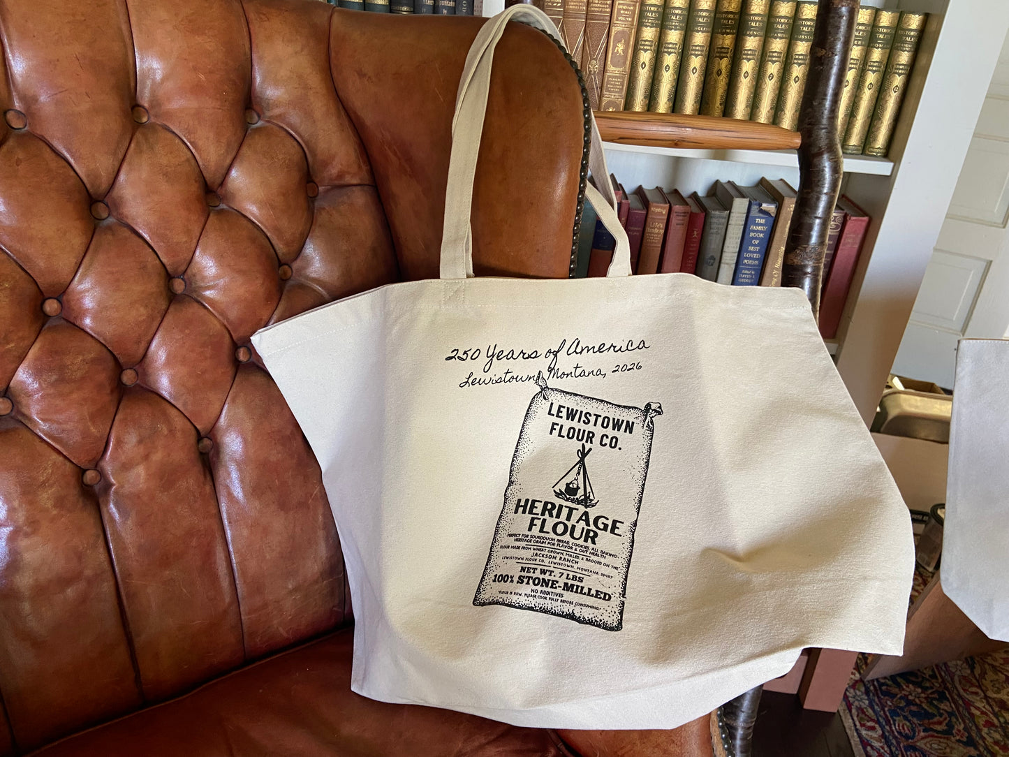 XL Canvas Tote: “250 Years USA”
