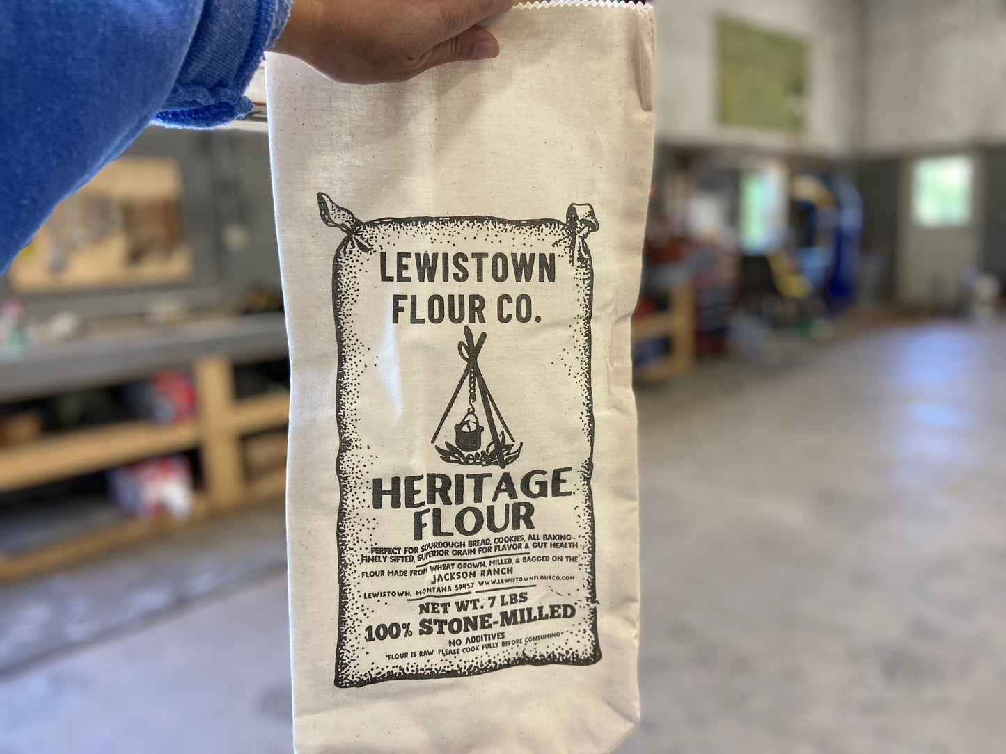 USA-Made Cotton Floursack