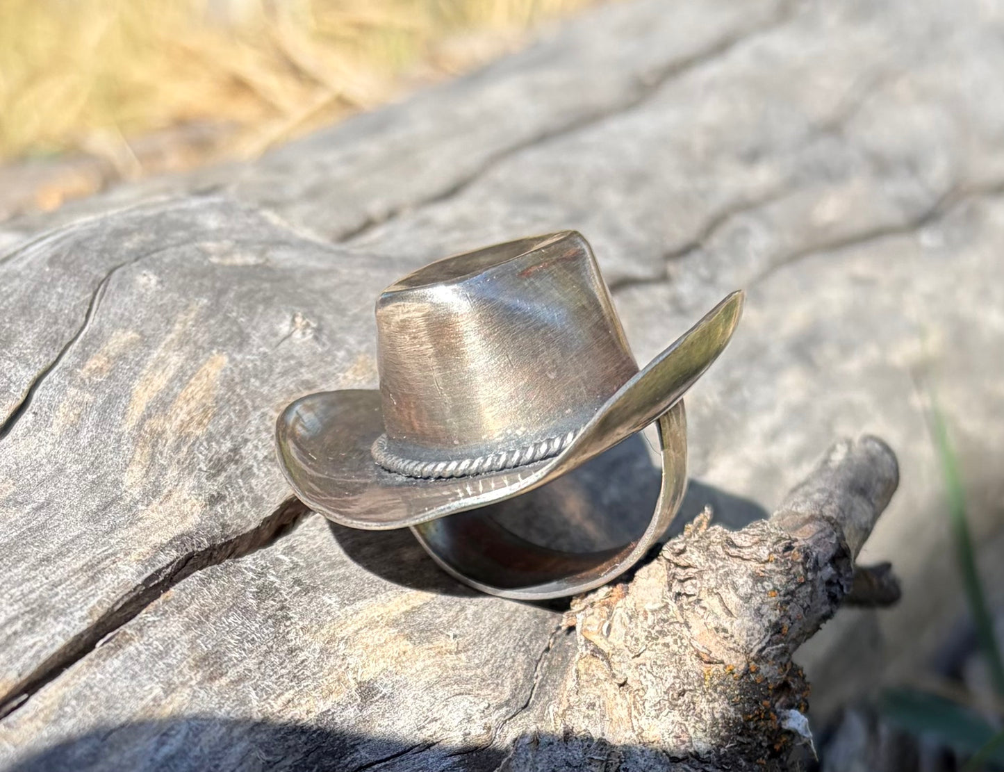 "Trail Boss" Handmade Silver Slide