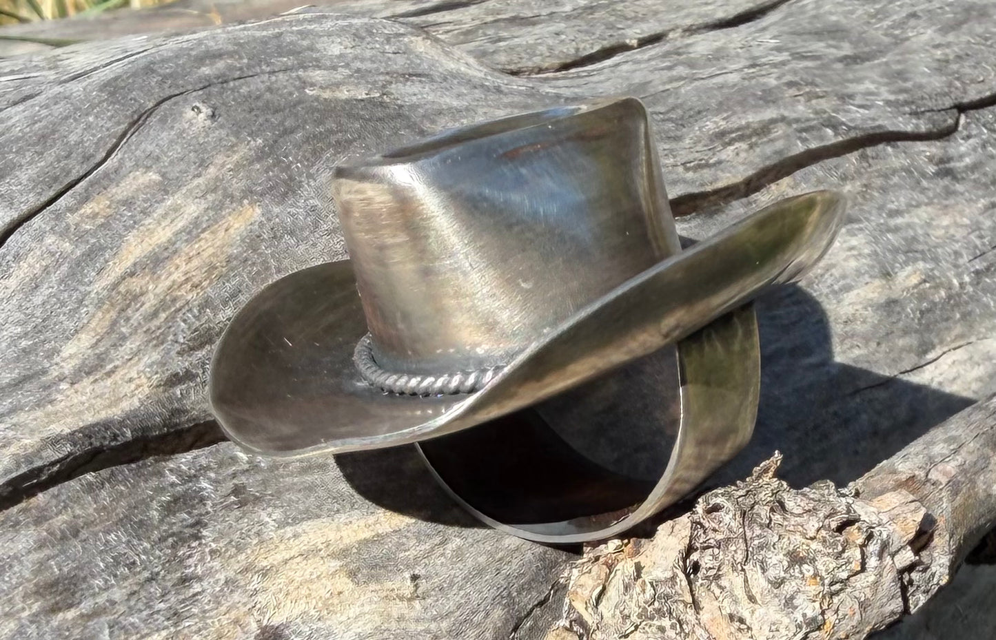 "Trail Boss" Handmade Silver Slide